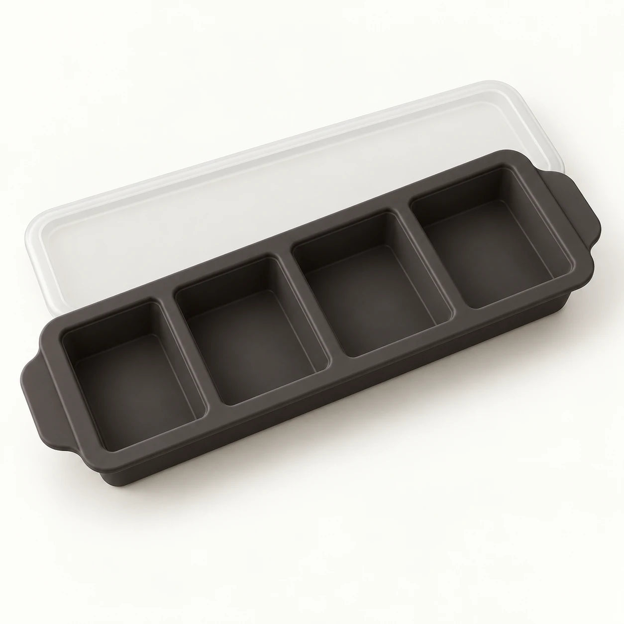 Ink silicone tray with 4 compartments