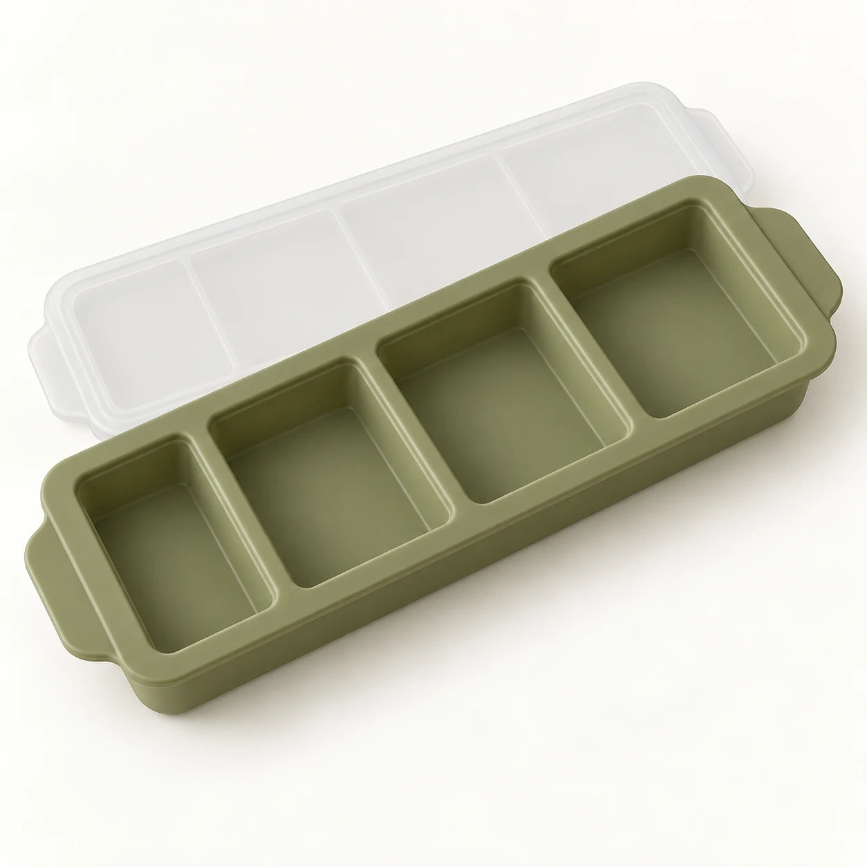 Four-compartment tray
