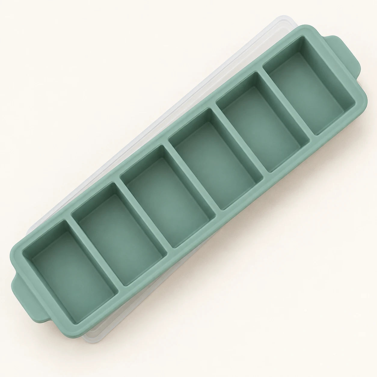 Eucalyptus silicone tray with 6 compartments